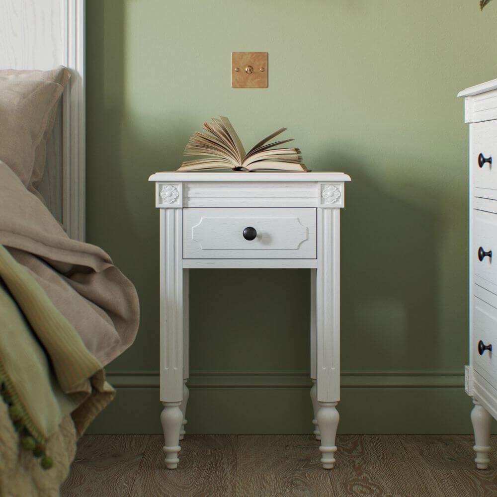 Casterton Ivory Bedside Table
